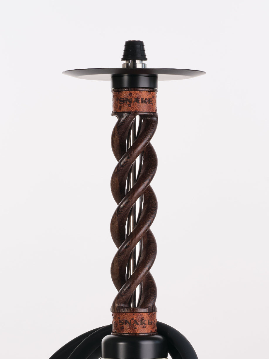 Snake Hookah Triple Spiral Wenge