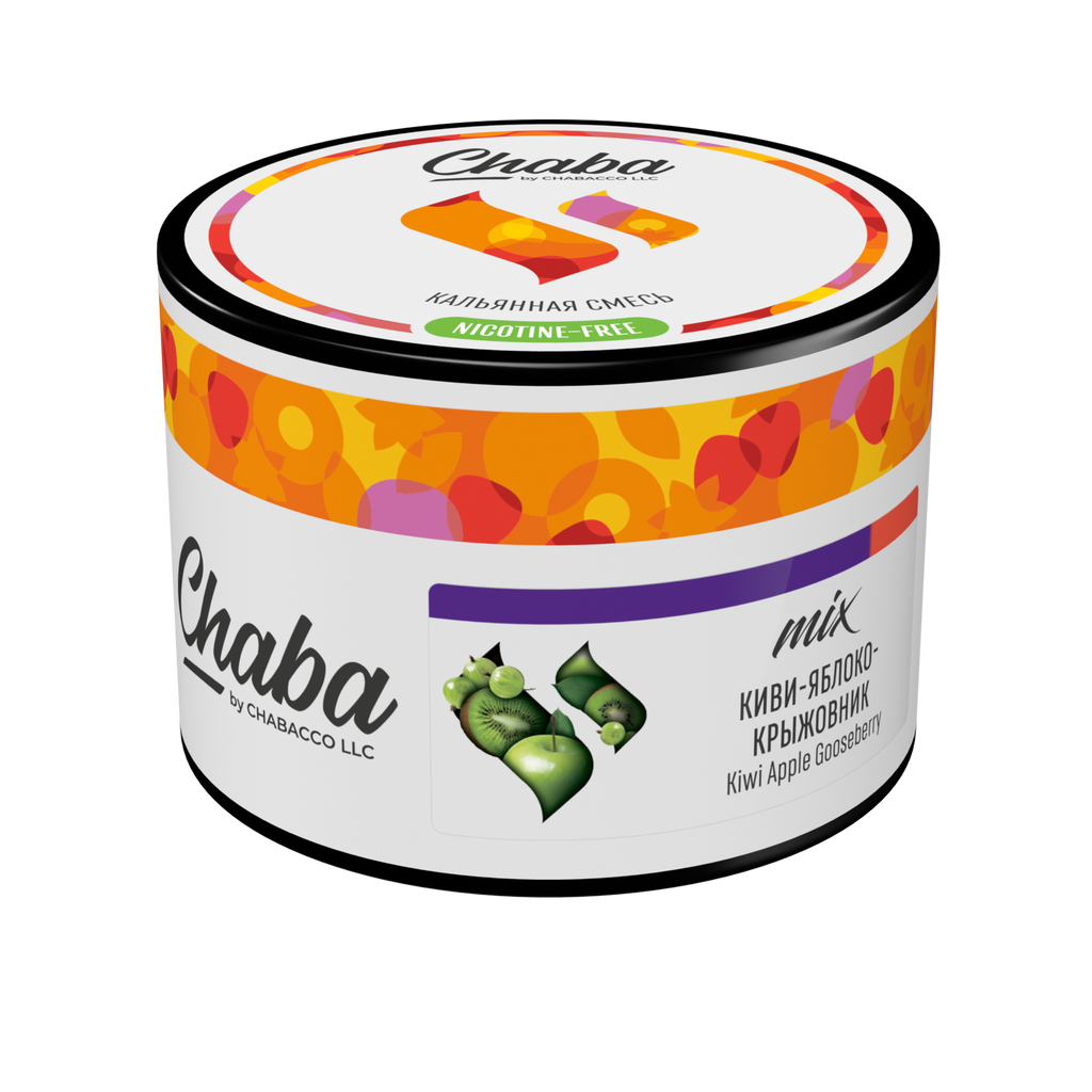 【ノンニコチン】chaba mix Kiwi Apple Gooseberry