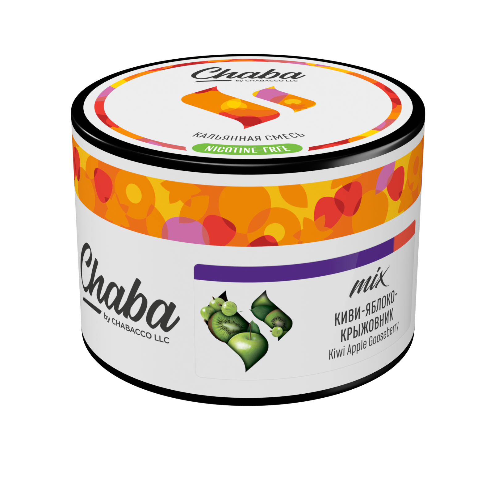 【ノンニコチン】chaba mix Kiwi Apple Gooseberry